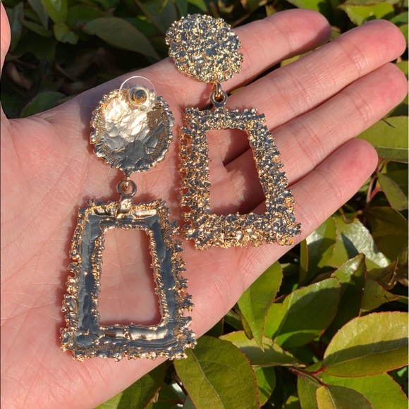 ✨Zara inspired geometric dangle drop earrings✨ - Picture 6 of 7